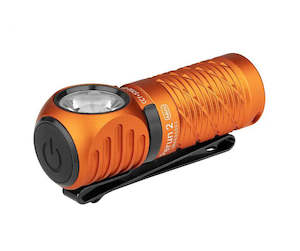 Olight Perun 2 Mini Rechargeable Torch/Headlamp 180° Lighting Orange 1100 Lumens