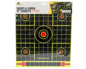 Fun Target Shoot & Show Targets 12" 5 Pack