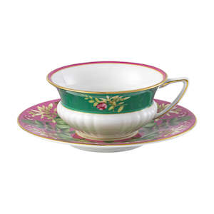 Wedgwood Pink Lotus Teacup & Saucer 140ml