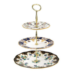 Gift: Royal Albert 100 Years 3 Tier Cake Stand: 1900, 1910, 1940