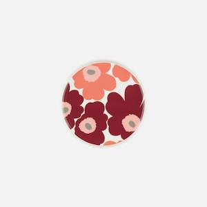 Gift: Oiva / Unikko plate 20 cm - dark cherry