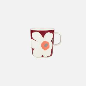 Oiva / Unikko Anniversary mug 2,5 dl - dark cherry