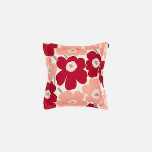 Pieni Unikko cushion cover 50x50 cm - dark cherry