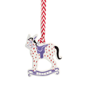 Christmas Ornaments Rocking Horse Baby's First Ornament