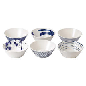 Gift: Royal Doulton Pacific Set of 6 Noodle Bowls 21cm