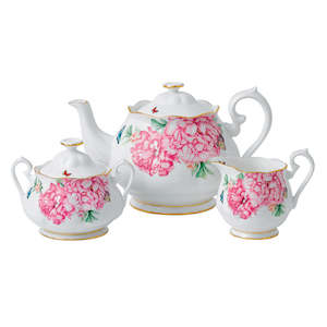 Miranda Kerr for Royal Albert Friendship Teapot, Cream, Sugar