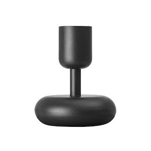 Iittala Nappula Candle Holder 107mm Dark Grey