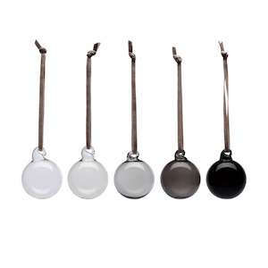 Gift: Iittala Glass Ball 40mm Grey Set of 5