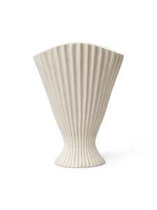 Fountain Vase - Off-White