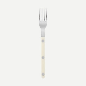 Gift: Bistrot shiny solid Cake fork - Ivory