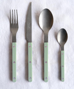 Bistrot Vintage Solid 4 pieces set - Asparagus