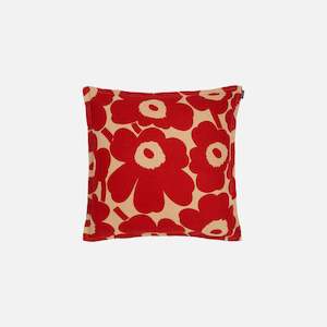 Gift: Pieni Unikko Cushion Cover 50 X 50 Cm - copper, red