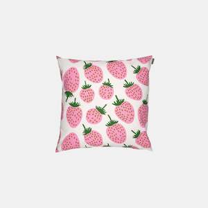 Gift: Pieni Mansikka cushion cover, 50 x 50 cm - white