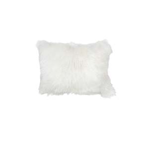 Gift: Cushion Goatskin White