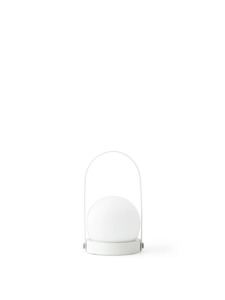 Gift: Carrie Table Lamp - Portable, White