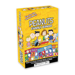 Peanuts Family Bingo