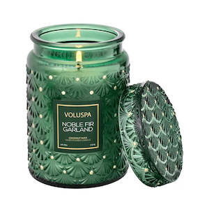 Noble Fir Garland 100hr Candle