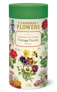 Language Of Flowers 1000 Pce - Vintage Puzzle