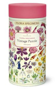 Flora Specimens 1000 Pce - Vintage Puzzle