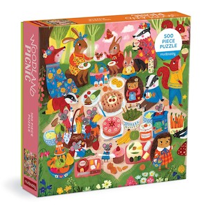 Woodland Picnic 500pc Family Puzzle