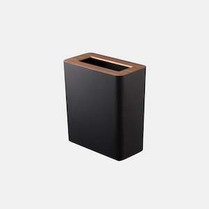 Rubbish Bin Square - Black