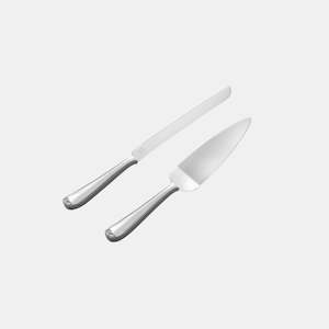 Vera Wang Infinity Cake Knife and Server