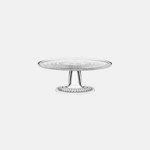 Gift: Kastehelmi Cake Stand 24cm Clear