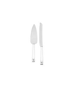 Vera Wang Love Knots Silver Cake & Trowel Set