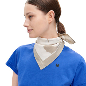 Astrilli Unikko Scarf - Beige and White