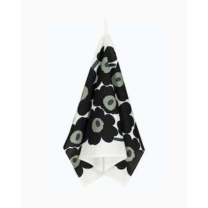 Unikko tea towel 2 pcs - Black