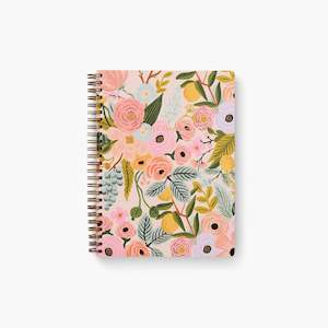 A5 Spiral Ruled Notebook - Garden Party Pastel