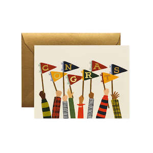 Single Card - Congrats Pennants