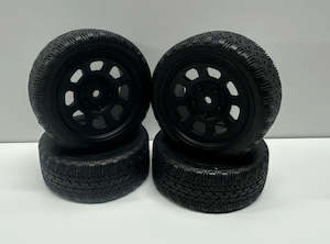 NZRCS Streetstock/Stockcar Control Tyre - HARD PREMOUNT (4pcs)