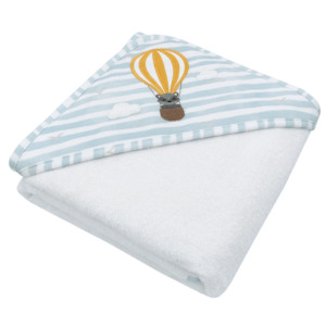 Living Textiles Hooded Towel - Up Up and Away