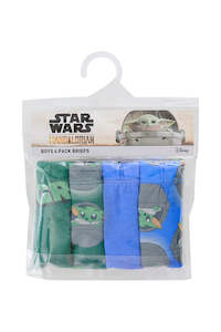 Rio Star Wars Boys The Mandalorian The Child Brief 4 Pack