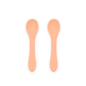 O.B Designs Stage 1 Spoon 2 Pack - Peach