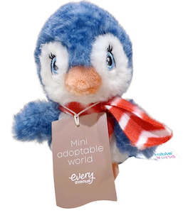 Adoptable World 10cm Mini Xmas Soft Plush Toy 3y+ - Penguin