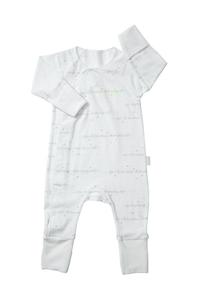 Bonds Newbies Cozysuit - Je T’aime Bonds White & Grey