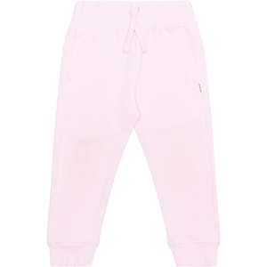 Bonds Logo Fleece Trackie - Pink Peony