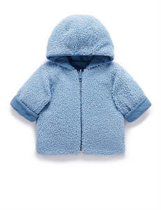 Purebaby Reversible Fluffy Jacket - Frozen