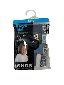 Bonds Boys Brief 4 Pack - Bonds Game Day