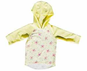 Sea Circus Blossom Baby Hooded Suntop