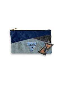 Denim Neneh Purse & Earring Bundle