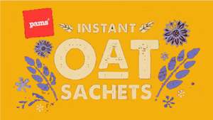 Food: Instant Porridge (Oat Sachets) 365g Pams or Uncle Tobys