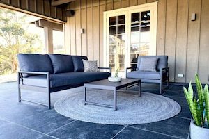 Furniture: Ti Point Outdoor Lounge Suite: 3-seater,chair & coffee - Outside Space