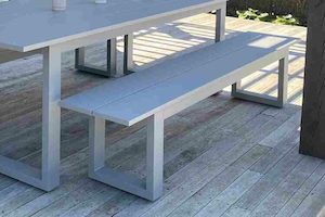 LONG LUNCH 2.15M BENCH GREY - Outside Space