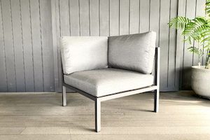 FOMO Outdoor Modular Range- Corner Single Sofa Chair - Outside Space