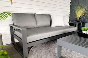 Unwind 3-seater Outdoor Sofa ( charcoal frame) - Outside Space