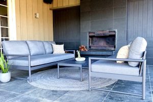 Furniture: 2-for-1 TI POINT 3 SEATER SOFAS WITH AGORA GRAFITO FABRIC - Outside Space