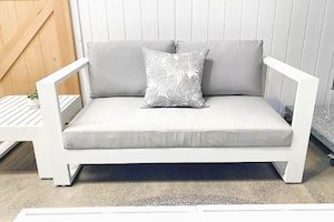 LAST 5 SOFAS IN THIS FABRIC Bask 2-Seater Outdoor Sofa with Spuncrylic fabric in…